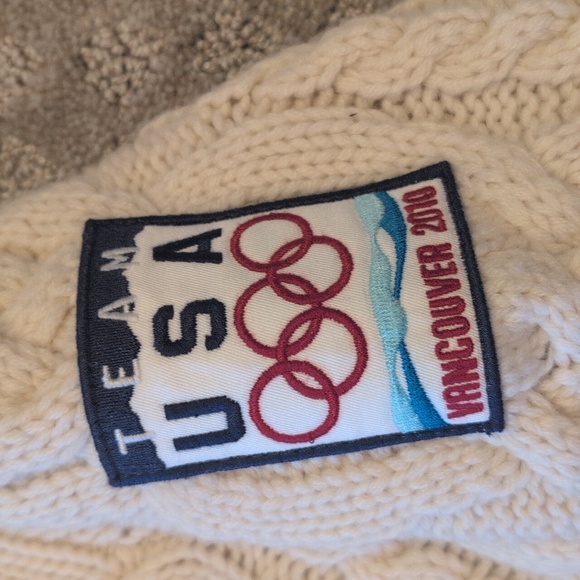 Ralph Lauren Olympic Team USA Vancouver 2010 CableKnit Sweater Wool & Cashmere - Picture 2 of 13